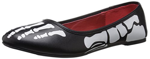 Funtasma Women's Xray01/Bpu Flat, Black Polyurethane, 9 M US