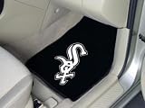 Caseys Distributing 4610406366 Chicago White Sox Printed Carpet Car Mat 2 Piece Set