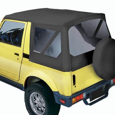 Rampage Products 98615 Soft Top, OEM Replacement, 86-94 Suzuki Samurai, Denim Black