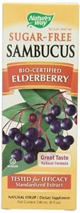 Nature's Way Sambucus Sugar-Free Syrup, 8 Ounce
