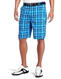 IMAGE OF Puma Golf Men's Golf Patterned Bermudas (Blue Aster/Gold Fusion, 38)