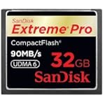 SanDisk 32GB Extreme Pro CF memory card - UDMA 90MB/s 600x (SDCFXP-032G-A91, US Retail Package)