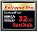 SanDisk 32GB Extreme Pro CF memory card - UDMA 90MB/s 600x (SDCFXP-032G-A91, US Retail Package)