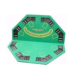 jpcommerce 2-in-1 Poker/Blackjack Table Top Poker Chip Sets