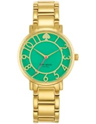 kate spade new york Womens 1YRU0390 Gramercy Analog Display Japanese Quartz Gold Watch