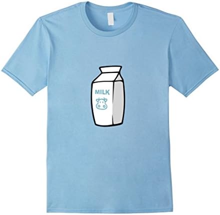 Men's Milk Carton Got Cow T Shirt  Medium Baby Blue