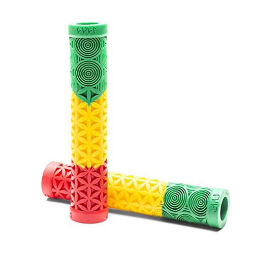Cult Bikes AK Flangeless Rasta Bicycle Grips