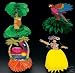 12 TROPICAL tabletop DECORATIONS -luau party decorations Image