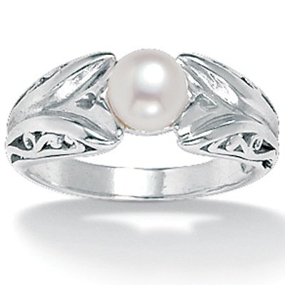 Pearl Sterling Silver Ring