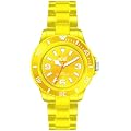 Ice Watch - CS.YW.S.P.10 - Classic Solid - Montre Femme - Quartz Analogique - Cadran Jaune - Bracelet Plastique Jaune - Petit Mod�le