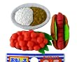 Iwako's Omoshiro Erasers- Pack of 3 Pcs Pizza and Food Erasers