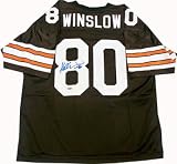 Kellen Winslow Autographed/Hand Signed Cleveland Browns Jersey