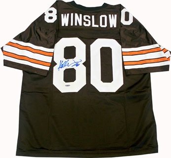 Kellen Winslow Autographed/Hand Signed Cleveland Browns Jersey