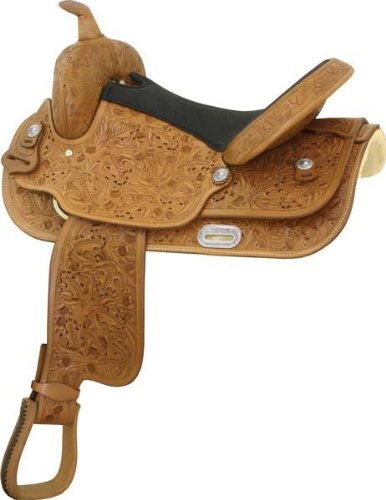 Abetta Oak Leaf Saddle W/Flex-Wide Tree