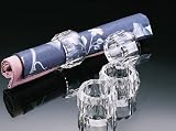 Acrylic Round Faceted Napkin Rings/Set of 4