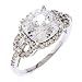Sterling Silver Square look with rounded corners ring