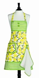 Jessie Steele Bib Gigi Summer Lemons Apron