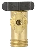 Gilmour Brass Garden Hose Shut-Off Valve #03VHF