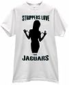 STRIPPERS LOVE HEART JAGUARS USA FOOTBALL PRIDE FAN T SHIRT jersey