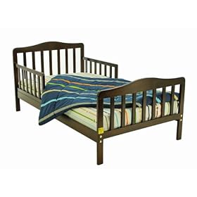 Dream On Me Contemporary Design Toddler Bed (Espresso)Dream On Me Classic Toddler Bed