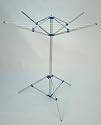 Quest Compact Freestanding Rotary Clothes Dryer, Airer or Washing Line (1.7m Diameter Open)