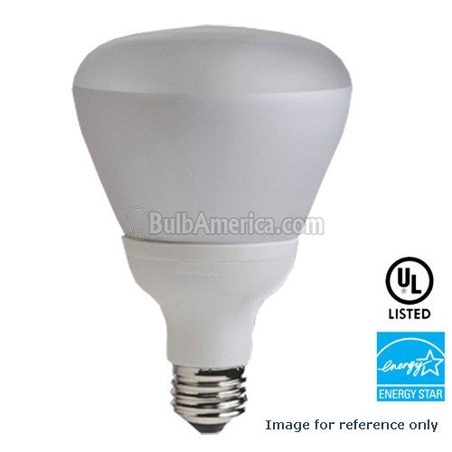 COMPACT FLUORESCENT 15 WATT R30 REFLECTOR FLOODLIGHT BULB SHORT NECK TYPE 2700 KELVIN ENERGY STAR LIGHT BULB REPLACES 65 WATT INCANDESCENT BULBS