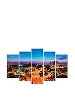 Wall Decor Fotocuadro 5 Piezas Pirámide Purplecity