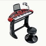 Early Learning Centre / Superstar Cool Keyboard and Stool, Black