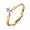 14k Yellow Gold Marquise Solitaire Diamond Ring (.05 ct, I-J Color, I1-I2 Clarity) - Size 7