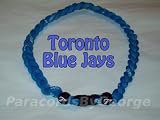 MLB Toronto Blue Jays 3-Rope x 50 Titanium Tornado Sport Necklace - 18"
