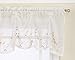 LORRAINE HOME FASHIONS Brenda Window Valance, 52 by 18-Inch