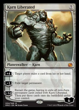 Magic: the Gathering - Karn Liberated (004/249) - Modern Masters 2015