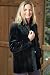 Women's Reversible Sheared Mink with Grooved Trim