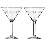 NFL 10-Ounce Martini Glass Set