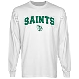 NCAA Siena Saints White Logo Arch Long Sleeve T-shirt-
