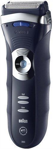 Braun シェーバー シリーズ3 【納得の深剃りのスタンダードモデル (3枚刃・水洗いOK) / 3段階充電表示】 360
