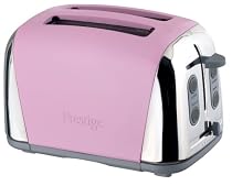 Prestige Deco Toaster, Pink, 2 Slice
