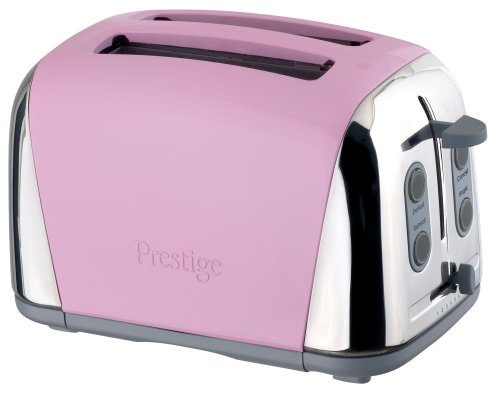 Prestige Deco Toaster, Pink, 2 Slice