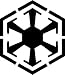 Search : STAR WARS SITH EMBLEM LOGO - 5" WHITE - Vinyl Decal Sticker