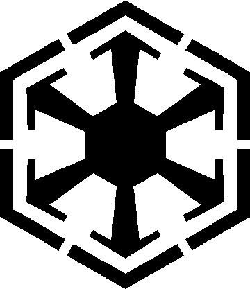  STAR WARS SITH EMBLEM LOGO - 5" RED - Vinyl Decal Sticker
