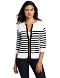 Jones New York Womens Zip Front Striped Cardigan 41cI6bOJAcL. SL160 Jones New York Womens Zip Front Striped Cardigan