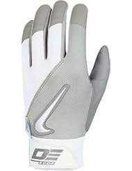 From Amazon.com. Click for details:
 Nike GB0332 Diamond Elite Edge II Batting Gloves - Adult - Pewter/White Nike GB0332 Diamond Elite Edge II Batting Gloves - Adult - Pewter/White