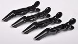 CROCODILE Thick Hair Strong Hold Hairdressing Clips x4
