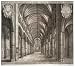 2.75 inch x 2 inch (7.5 x 5cm) Acrylic Keyring Wenceslaus Hollar - Lincoln Cathedral, interior