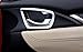 Door Inner Handle Bowls Cover Trim ABS 4pcs For Honda Civic 10th Gen 2016 2017