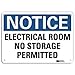 Notice Sign, RecycldReflecAlum, 10inWx7inH (2 pieces)
