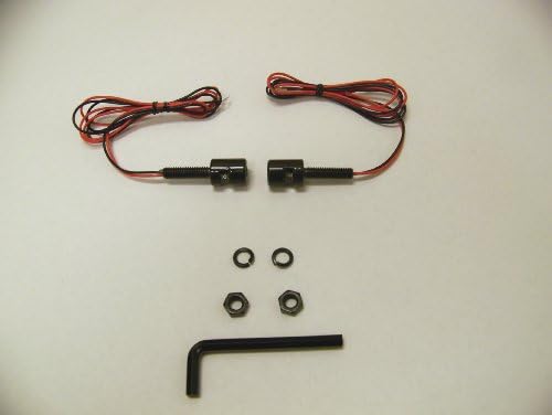 Motorcycle LED Tag Bolts - Black