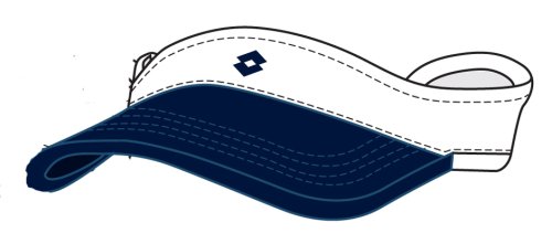 Lotto Schirmkappe Force, Damen, white/navy