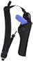 Bianchi 4100 Black Shoulder Holster with Hush System (Right Hand, Size 6)