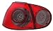 Volkswagen Rabbit Golf/GTI 06-09 LED Taillights Red/Smoke 4 Pcs not Apply to Canada - (Sold in Pairs)